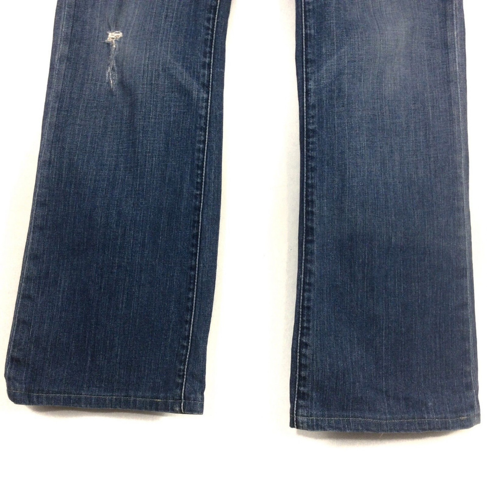 🦋"U" LowRise Bootcut Distress Medium Wash Jeans - Picture 5 of 8